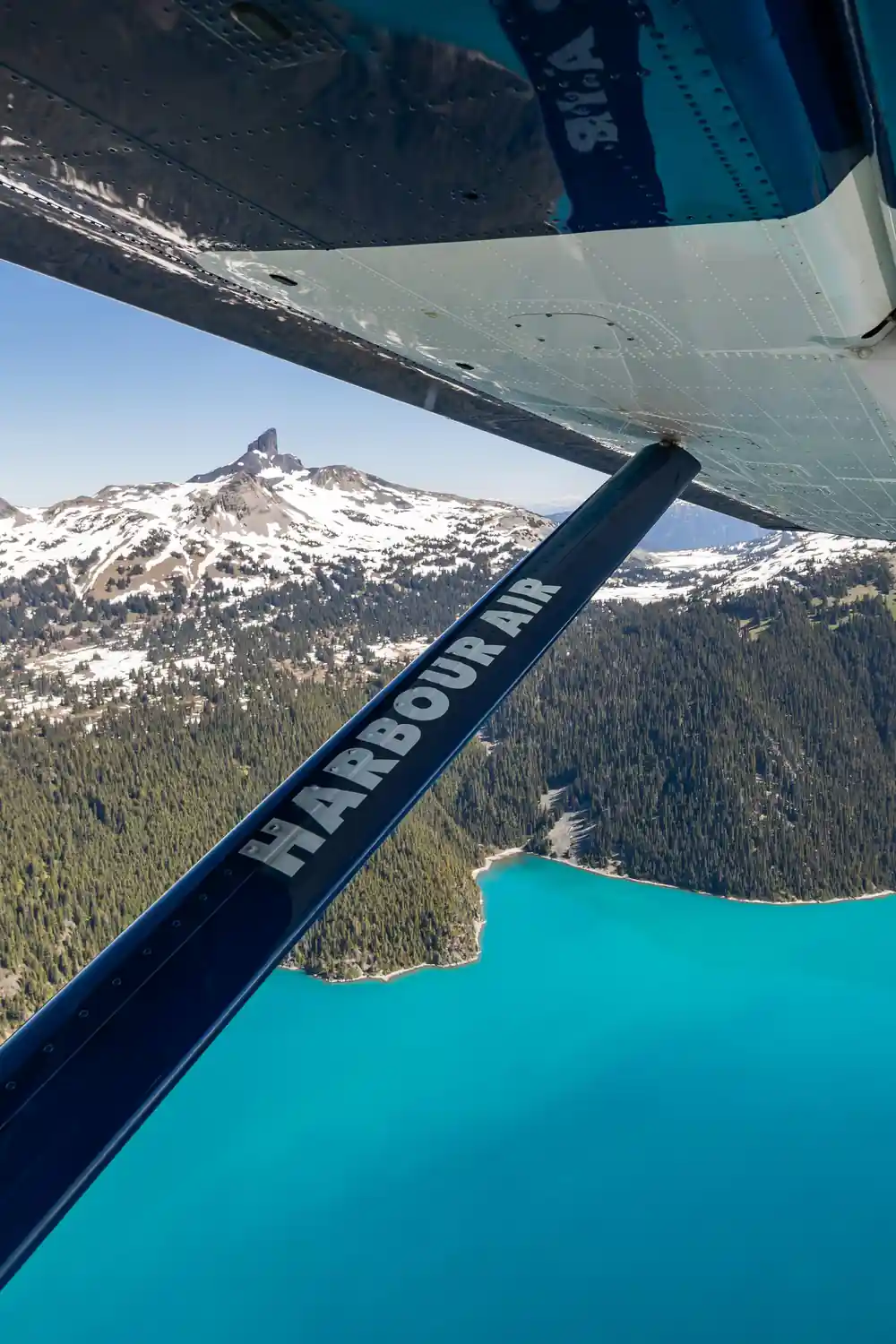 The Black Tusk above the turquoise water of Garibaldi Lake